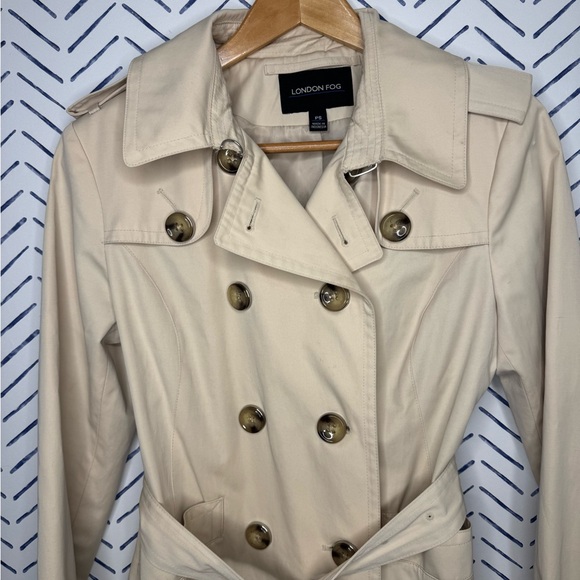 London Fog Heritage Double Breasted Belted Trench Size XS - Picture 12 of 12